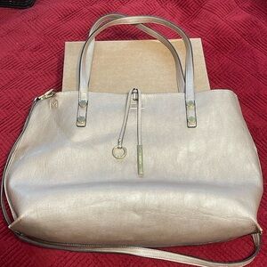 Calvin Klein Reversible Leather Tote Bag